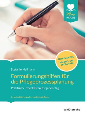 cover image of Formulierungshilfen für die Pflegeprozessplanung